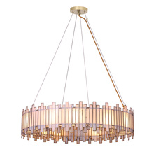  46467-010 - Birla 12 Light Chandelier in Brass