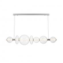  46772-015 - Atomo 1 Light Chandelier in Chrome with Clear Glass