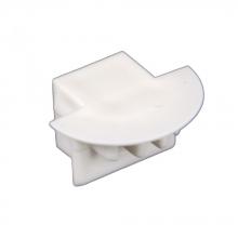  PE-AA2DF-END - END CAP FOR PE-AA2DF, WHITE PLASTIC