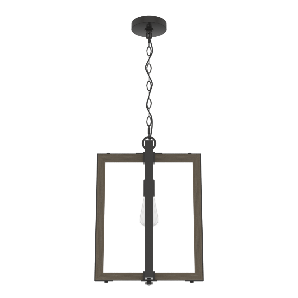 Hunter Woodburn Noble Bronze 1 Light Pendant Ceiling Light Fixture