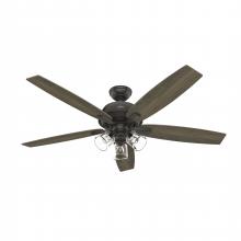  52349 - Hunter 60 inch Dondra Noble Bronze Ceiling Fan with LED Light Kit and Pull Chain