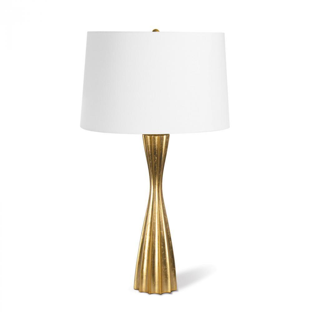 Southern Living Naomi Resin Table Lamp (Gold Lea