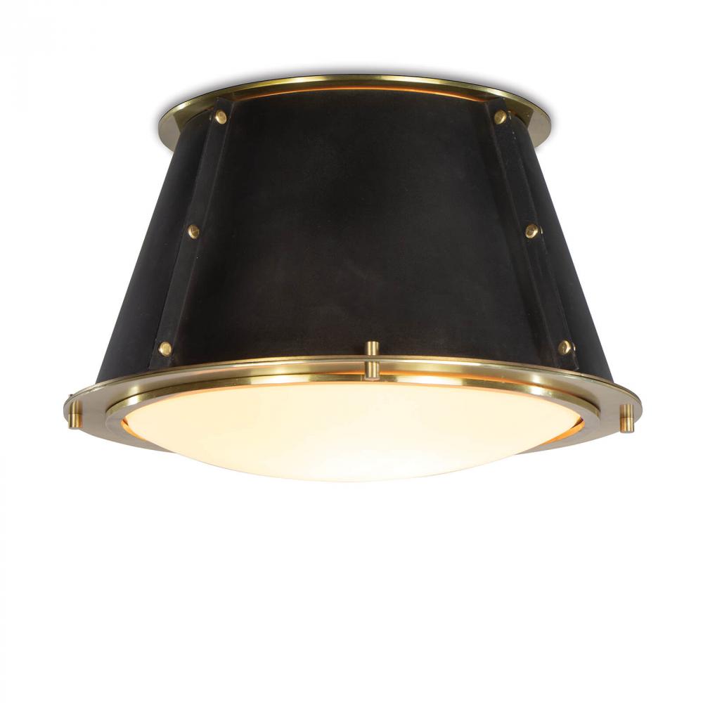 Regina Andrew French Maid Flush Mount (Blackened