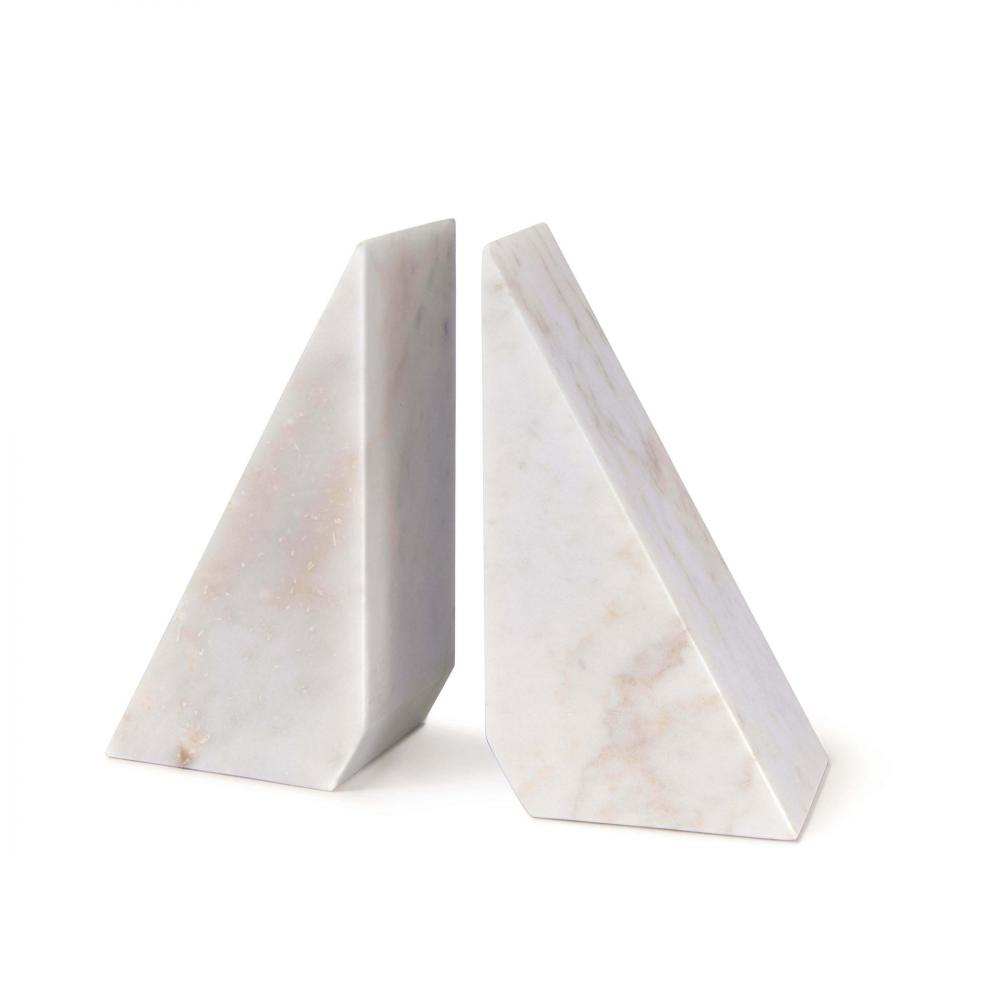 Regina Andrew Othello Marble Bookends (White)