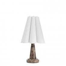  13-1664BRN - Regina Andrew Segal Marble Mini Lamp (Brown)