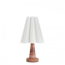  13-1664RD - Regina Andrew Segal Marble Mini Lamp (Red)