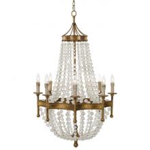  16-1056 - Regina Andrew Frosted Crystal Bead Chandelier