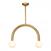  16-1318NB - Regina Andrew Happy Pendant Small (Natural Brass