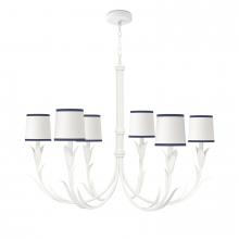  16-1416WT-NAV - Regina Andrew River Reed Chandelier Small (White