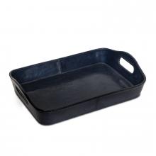 20-1505BL - Regina Andrew Derby Parlor Leather Tray (Blue)