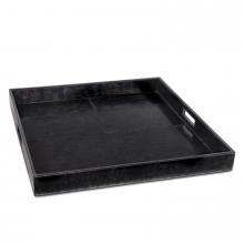  20-1507BLK - Regina Andrew Derby Square Leather Tray (Black)