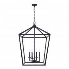 Terracotta Lighting H21131-4BK - Antea Chandelier - Black