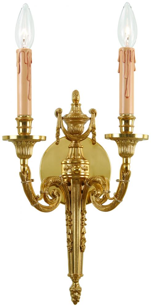 2 LIGHT WALL SCONCE