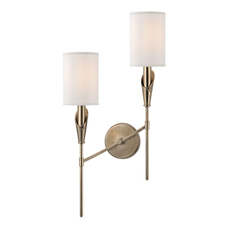 2 LIGHT LEFT WALL SCONCE