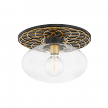  1418-AOB - 1 LIGHT SEMI FLUSH