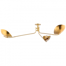  1753-AGB - 3 LIGHT SEMI FLUSH