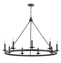  3209-AOB - 9 LIGHT CHANDELIER