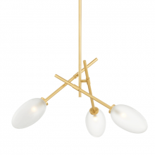  5031-AGB - 3 LIGHT CHANDELIER