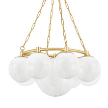  5229-AGB - 9 LIGHT CHANDELIER