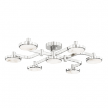  6332-PN - 6 LIGHT SEMI FLUSH