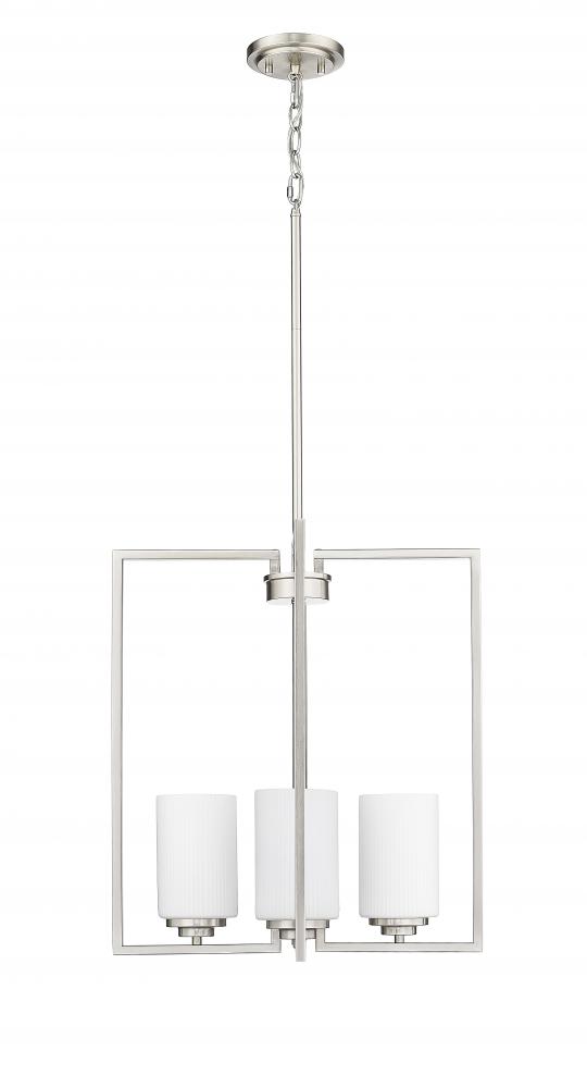 Luxx 4-Light Pendant light Brushed Nickel