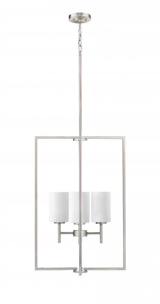 Luxx 4-Light Pendant light Brushed Nickel