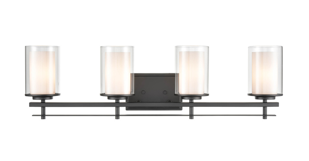 Huderson 4-Light Vanity Matte Black