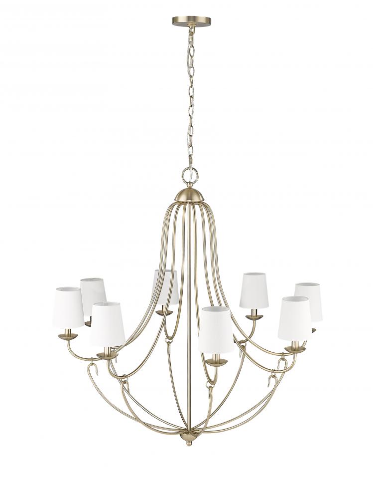 Eisley 8-Light Chandelier Ceiling Light Modern Gold