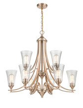 Millennium 1469-MG - Natalie 9-Light Chandelier Ceiling Light Modern Gold