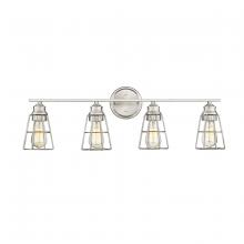  3384-BN - 4-Light Vanity Brushed Nickel