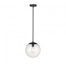  8151-MB - Avell 1-Light Pendant light Matte Black