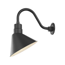  RAS12-SB - R Series 1-Light Angle Shade Satin Black