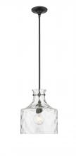  22601-MB - Santorini 1-Light Pendant Light Matte Black