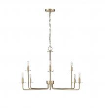  12508-MG - Marceline 8-Light Chandelier Ceiling Light Modern Gold