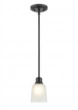 Millennium 2821-MB - Amberle 1-Light Mini-Pendant light Matte Black