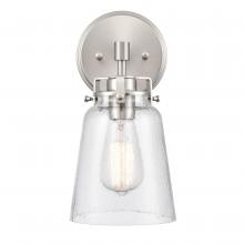  4411-BN - Amberose 1-Light Wall Sconce Brushed Nickel