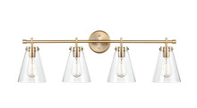 Millennium 8124-MG - Aliza 4-Light Vanity Modern Gold