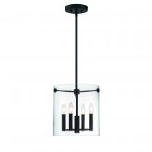  55302-MB - Vissi 4-Light Pendant Light Matte Black