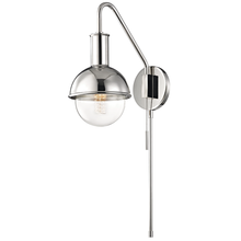  HL111101-PN - Riley Plug-In Sconce