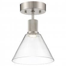  63146LEDD-BS/CLR - Martini LED Semi-Flush