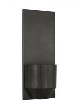  CDWS181PZ - The Bling Medium 1-Light Damp Rated Dimmable Wall Sconce in Plated Dark Bronze