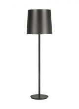  700OPRTLUC92762BZ - Modern Lucia Outdoor LED Large Floor Lamp in a Black finish