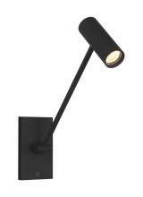  SLTS14530B - The Ponte Small 5-inch Damp Rated 1-Light Integrated Dimmable LED Task Wall Sconce