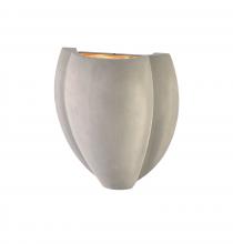  P1885 - 2 LIGHT WALL SCONCE IN METAL & CEMENT