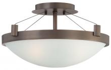  P591-647 - 3 LIGHT SEMI FLUSH MOUNT