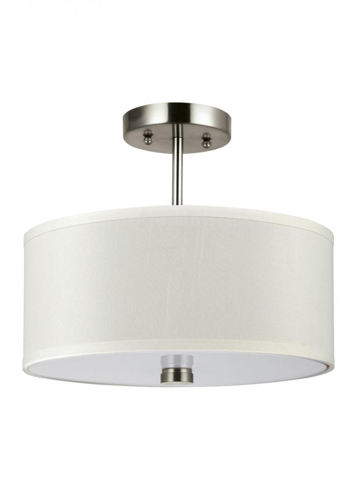 Dayna Shade Pendants Two Light Flush / Semi-Flush Convertible