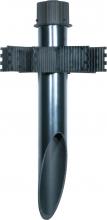  60/677 - 2" Diameter Mounting Post- PVC- Dark Gray Finish
