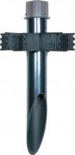  60/679 - 2" Diameter Mounting Post- PVC- Light Gray Finish