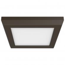  62/1706 - Blink Pro - 9W; 5in; LED Fixture; CCT Selectable; Square Shape; Bronze Finish; 120V