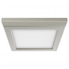 62/1707 - Blink Pro - 9W; 5in; LED Fixture; CCT Selectable; Square Shape; Brushed Nickel Finish; 120V